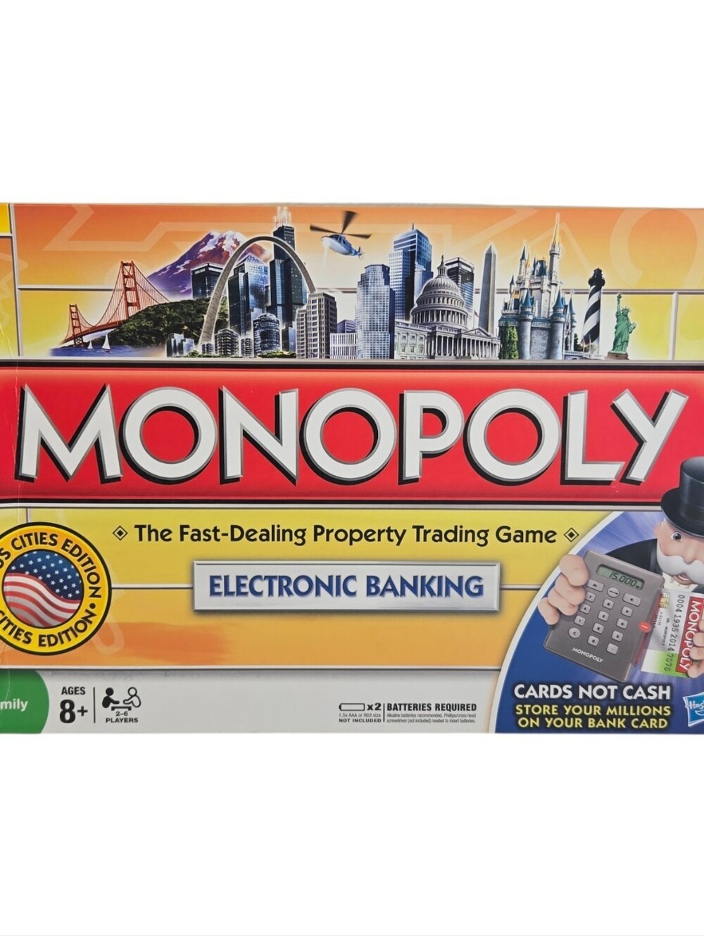 2009 Monopoly Electronic Banking Hasbro, Works **COMPLETE**